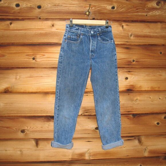 Vintage  80s 701 Student Fit Jeans - Picture 1 of 8